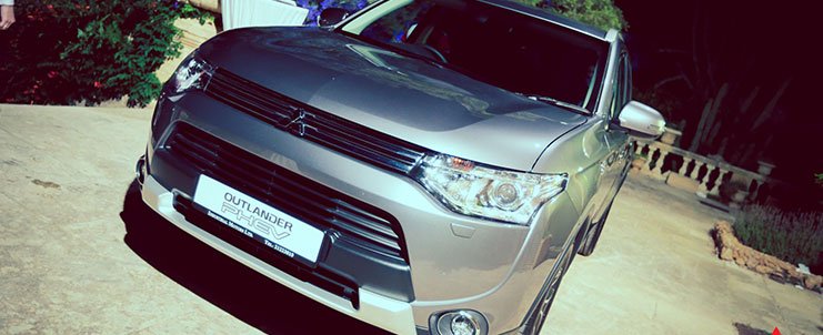 Launch of the Outlander PHEV at the Mitsubishi 'Drive @ Earth' Summer Party 2015